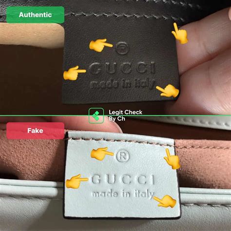 house of gucci real vs fake|gucci marmont bag authentication.